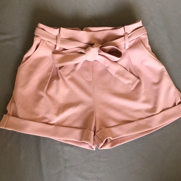 Papaya High Waisted Shorts main image 1